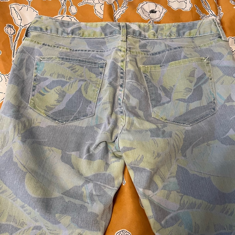 Tropical  Patterned Jeans - Picture 4 of 4